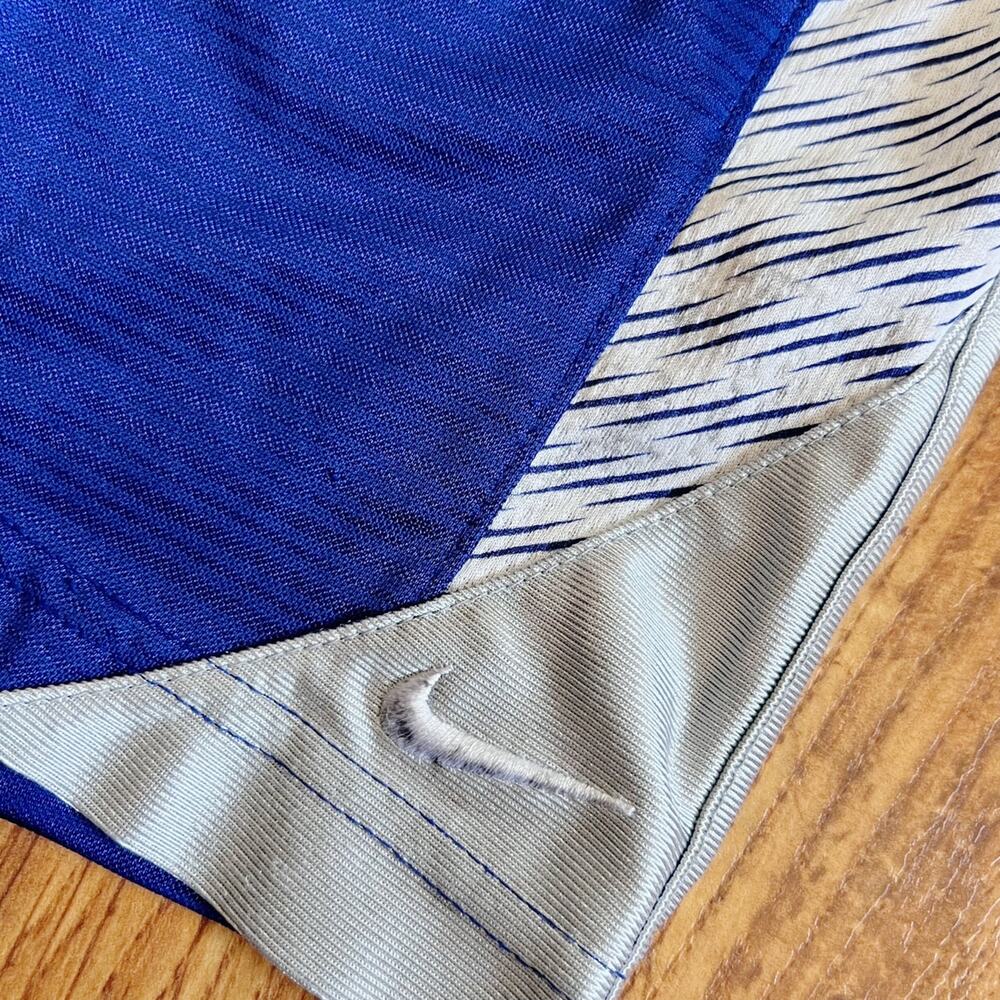 Nike Blue Silver Athletic Shorts - Picture 4 of 7